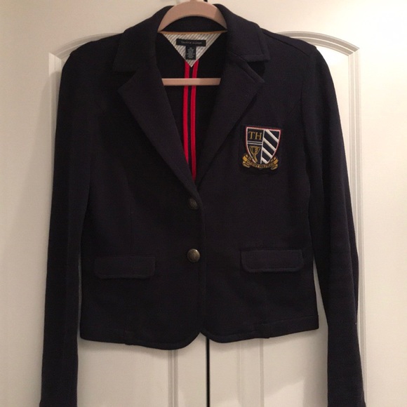 Tommy Hilfiger Jackets & Blazers - Soft Cotton Navy Blazer - Tommy Hilfiger